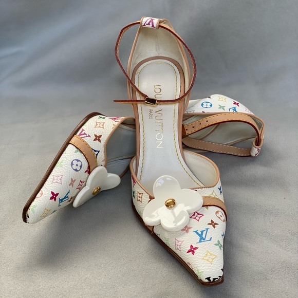 Auth Louis Vuitton Japanese Pop Artist Takashi Murakami LV monogram toile size 6 - Picture 3 of 16